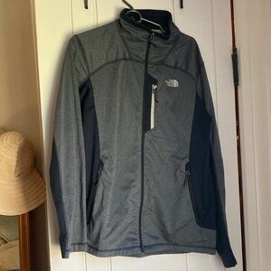 The North Face Charcoal and Black Full-Zip Jacket